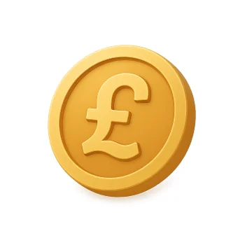 Payment transaction icon with currency symbols