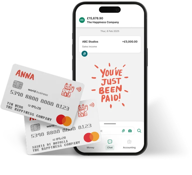 ANNA app signup flow shown on mobile phone