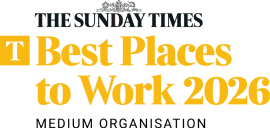 The Sunday Times — Best Places to Work 2026, Medium Organisation